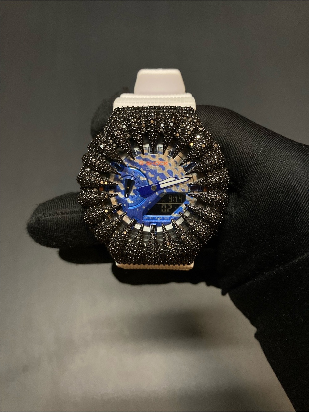 ✨Custom Moissanite Gm-2100 G-SHOCK Watch 💎 | GRA Certified ✨